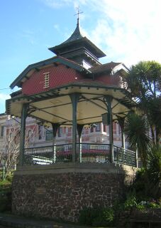 Band-stand dedicated to the Titanic's band