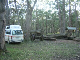 Nice camping spot at Logger's Pit