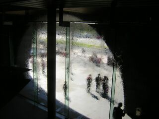 The entrance of the Melbourne National Gallery