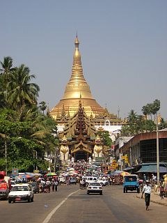 Eastern entrance of the Shwedagon Pagoda