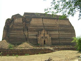 The rests of the unfinished Mingun Paya