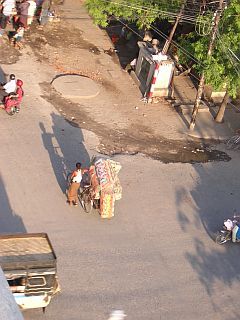 In the streets of Mandalay