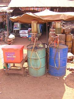 Petrol station in Snuol