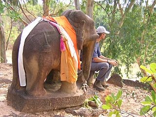 Fab at the temple of the elephants