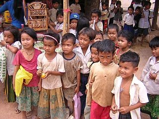 In a village in the Angkor complex