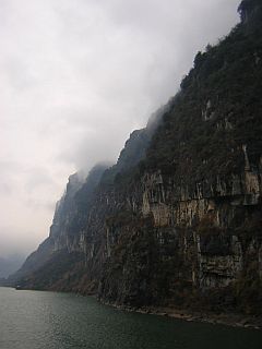 Yangtse river gorge