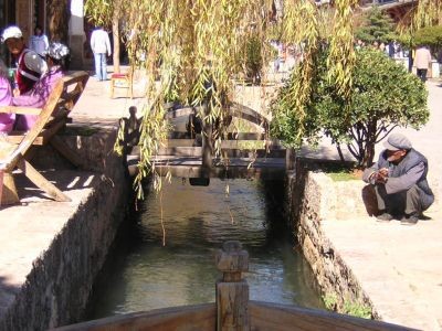 In the streets of Lijiang