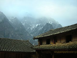 Our guesthouse in the Tiger Leaping Gorge