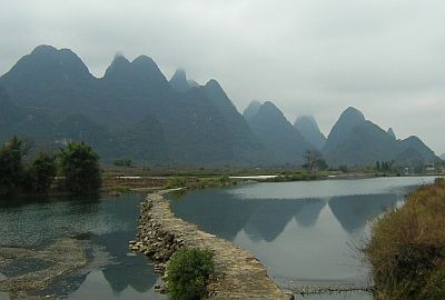 Views of the Yangshuo landscape