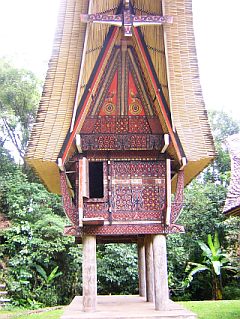 Traditional Toraja rice barn