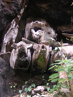 Hanging coffins