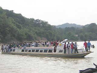 Express boats loaded